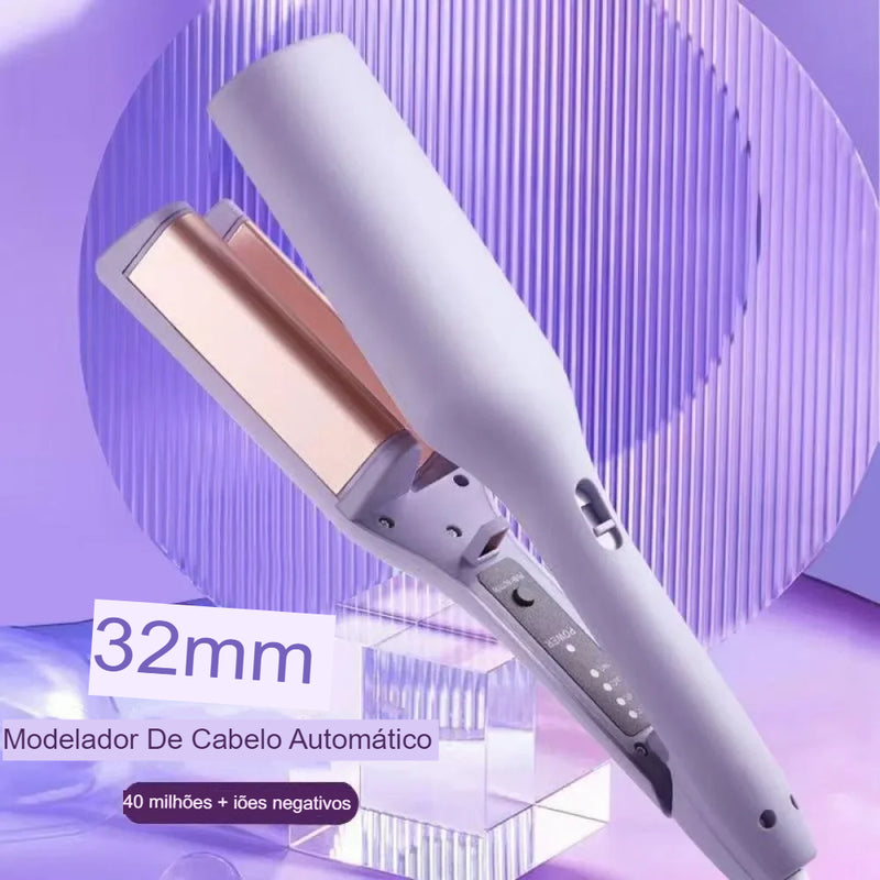 Hair Curling Iron 32mm Deep Wave Hair Curler 4 Temperature Adjustable Fast Heating Crimping Iron Styler Wand for All Hair Style Puros